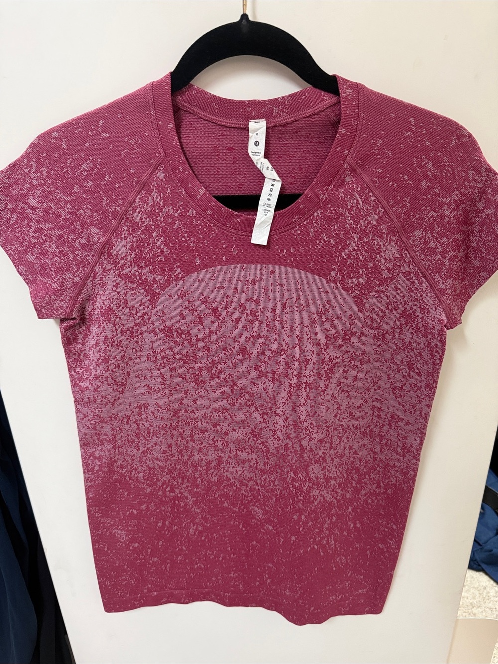 lululemon athletica Short-Sleeve Crew Tee in Berry Pink